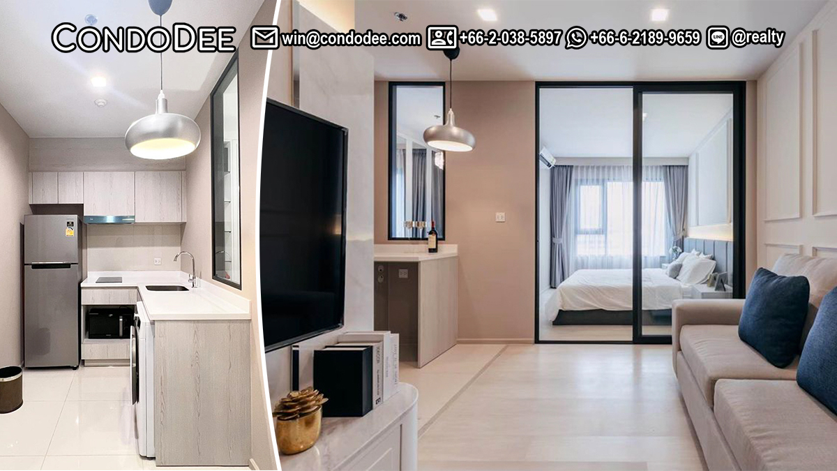 This small condo is like new and is located on Wireless Road. It's now available for sale in a popular Life One Wireless condominium in Bangkok CBD