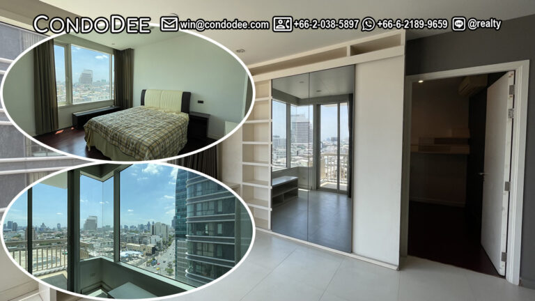 This condo is Chidlom is available now in the Manhattan Chidlom condominium on Phetchaburi Road in Bangkok CBD