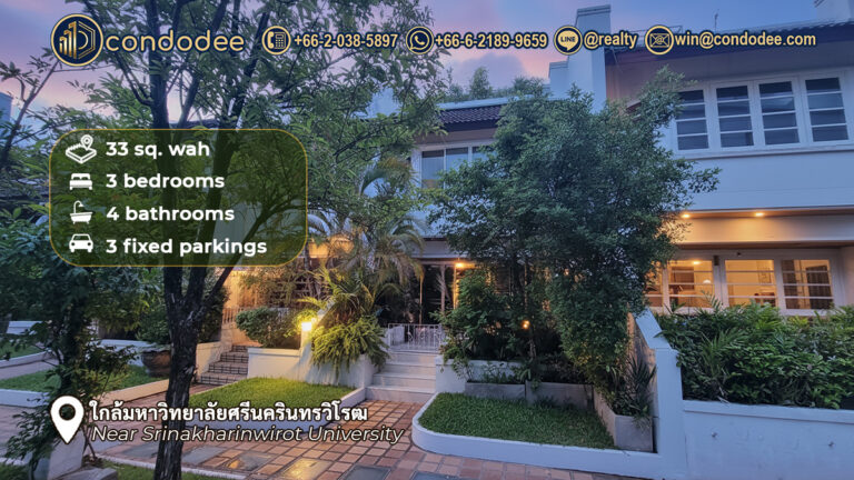 Pet-friendly Sukhumvit 31 townhouse for sale, price reduced, rental income | ทาวน์เฮ้าส์สุขุมวิท 31 เลี้ยงสัตว์ได้ ราคาพิเศษ รายได้ค่าเช่า