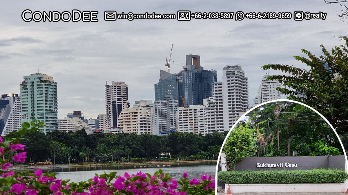 Sukhumvit Casa Sukhumvit 10 is a condo for sale in Bangkok near BTS Nana and Benjakitti Park that was built in 1991