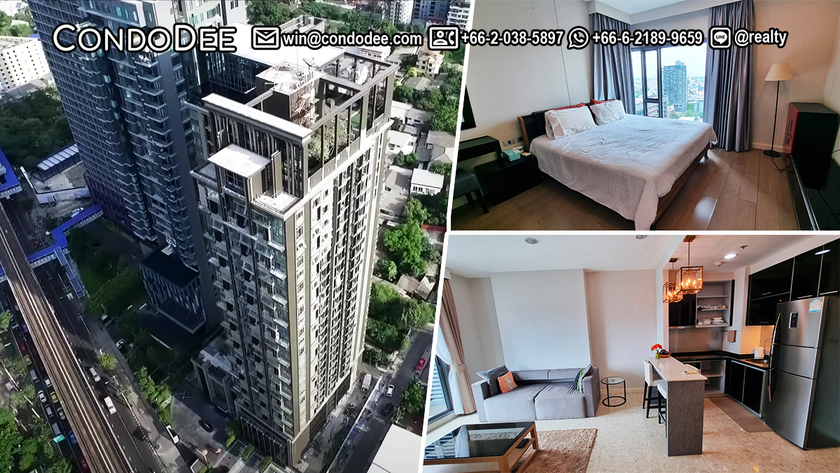 This Sukhumvit condo with an unblocked view is available now in The Crest Sukhumvit 34 condominium near BTS Thonglor in Bangkok CBD