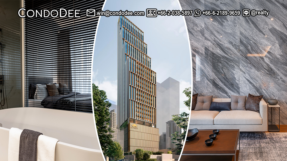 This super-luxury new condo on Sukhumvit Road is available in a brand new The Estelle Phrom Phong condominium in Bangkok CBD