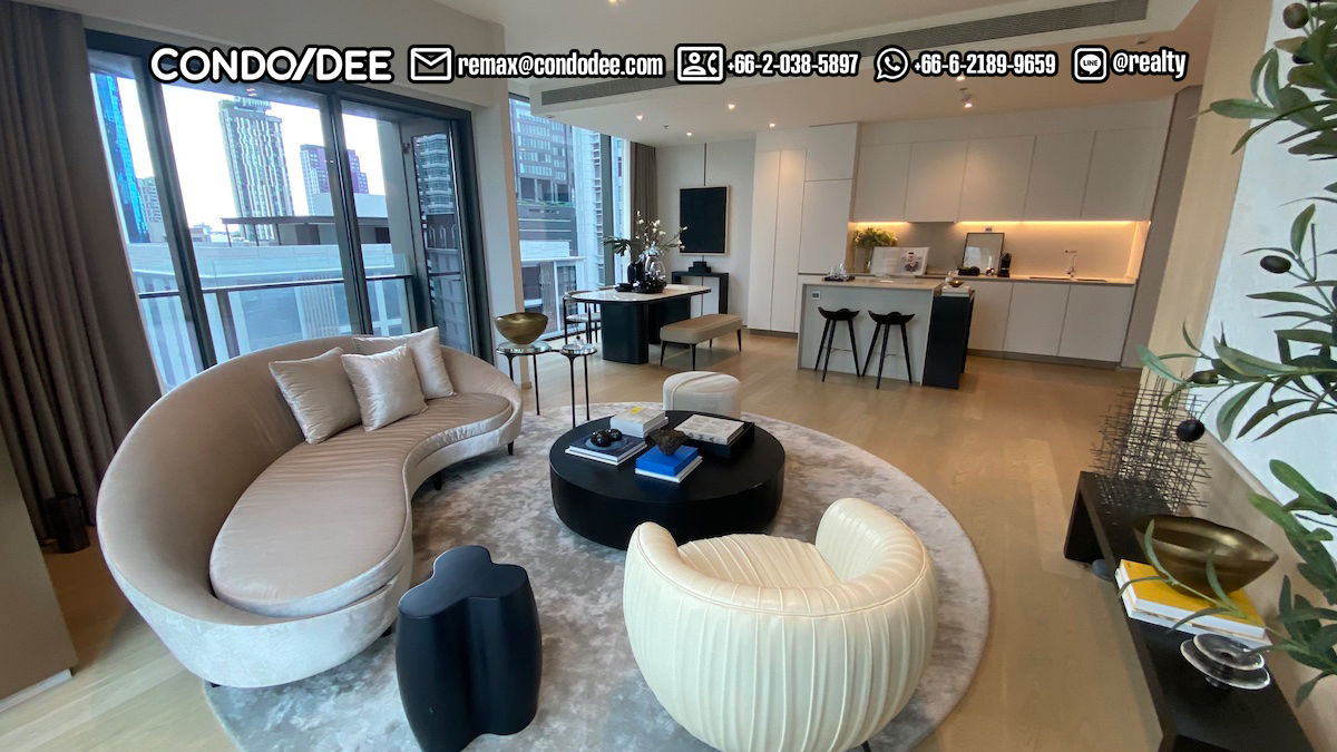 This super-luxury 2-bedroom condo in Thonglor is a new property available in The Strand Thonglor condominium on Sukhumvit 55 and 57