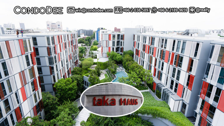 Taka Haus Ekamai 12 condo for sale in Bangkok is a low-rise apartment project that was developed by Sansiri PCL in 2019