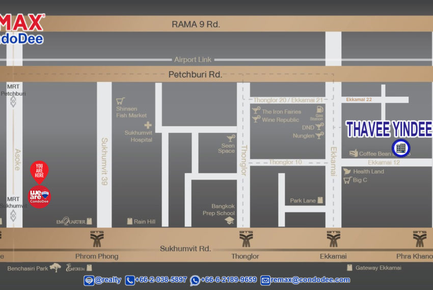 Thavee Yindee Residence - map