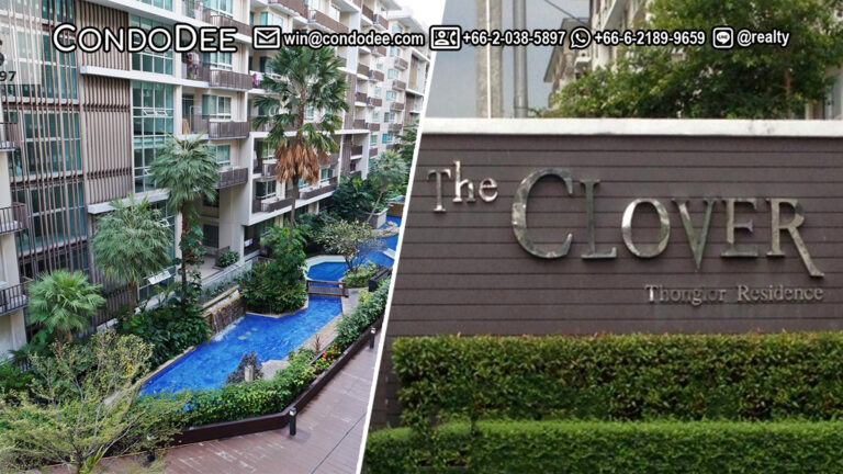 The Clover Thonglor Sukhumvit 55 is a condo for sale in Bangkok CBD that was developed by Living Land Capital and completed in 2010