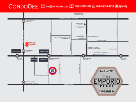 The Emporio Place Sukhumvit 24 luxury condo for sale in Phrom Phong in Bangkok CBD