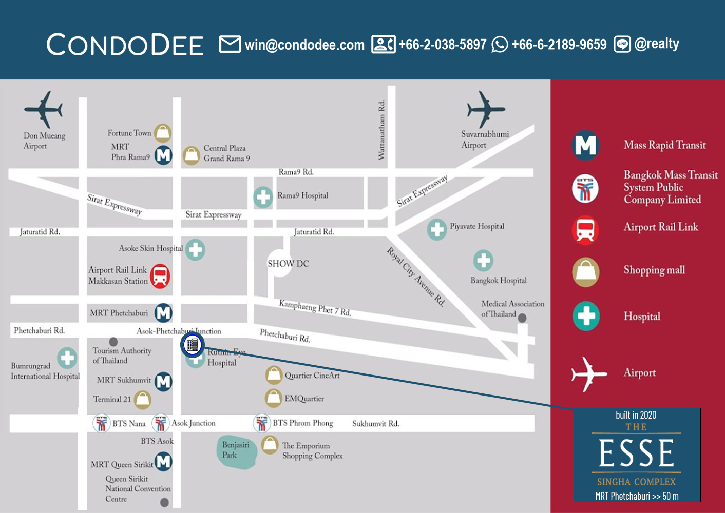 The Esse at Singha Complex Phetchaburi is a Bangkok luxury condo for sale that was built in 20220 by Singha Estate