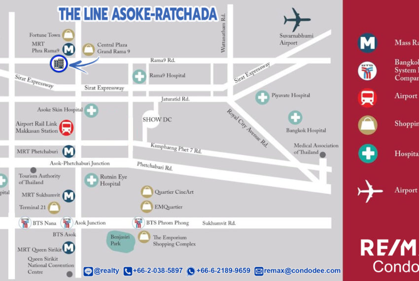 The Line Asoke Ratchada Condo Sale Rama 9