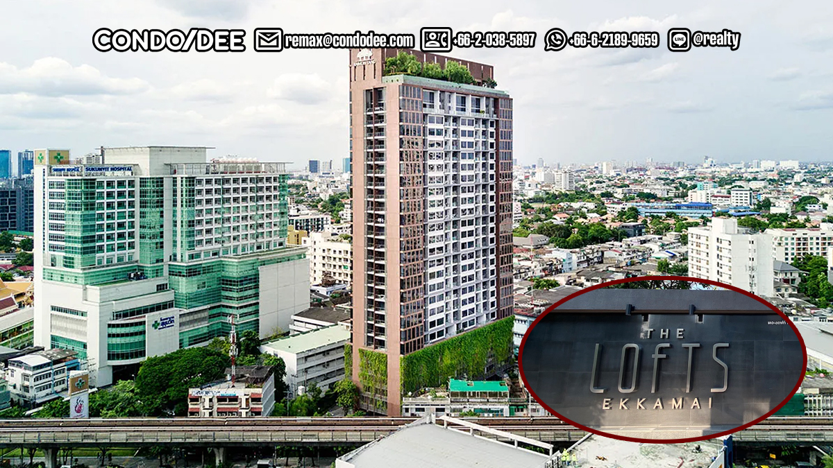The Lofts Ekkamai Sukhumvit is a luxury Bangkok condo for sale that was developed by Raimon Land and completed in 2017.