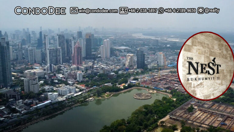 The Nest Sukhumvit 22 is a pet-friendly condo for sale in Bangkok that was built by AP (Thailand) PCL in 2018
