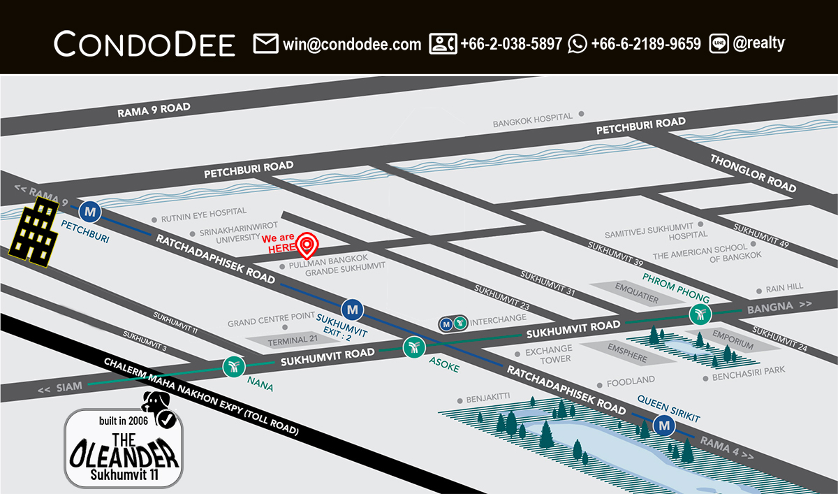 The Oleander Condominium in Nana in Sukhumvit 11