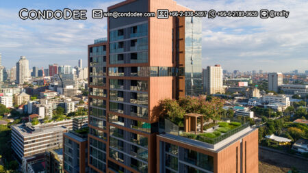 The Room Sukhumvit 38 is a luxury Bangkok condominium that was built in 2019 by Land and Houses PCL.
