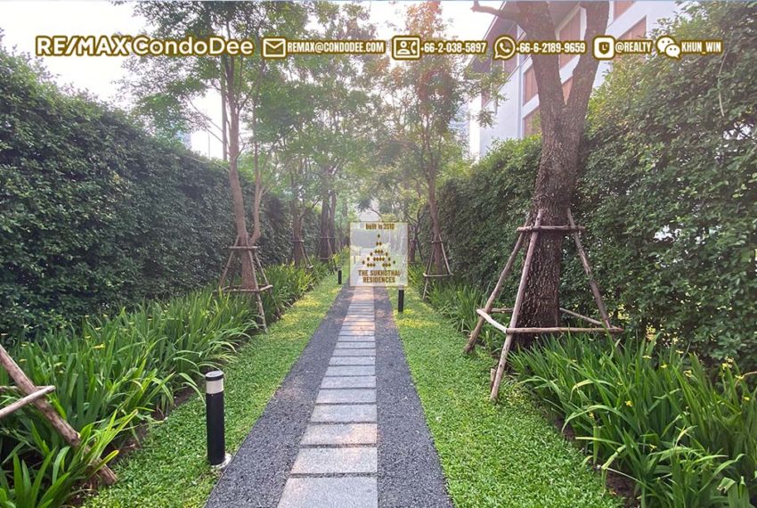 The Sukhothai Residences Luxury condo sale Bangkok - greenery