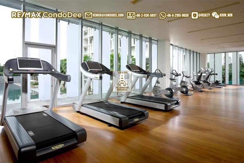 The Sukhothai Residences Luxury condo sale Bangkok - gym