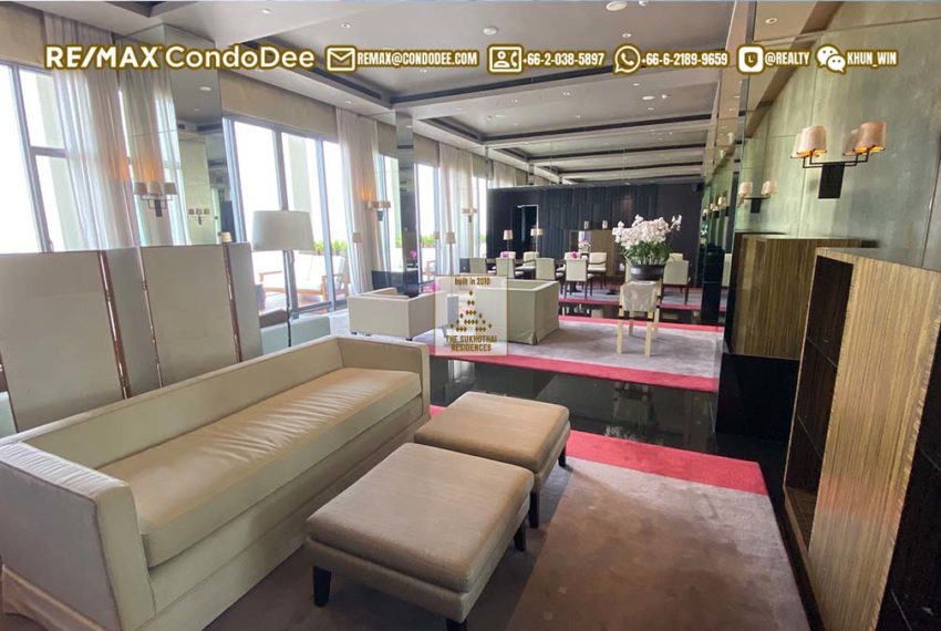 The Sukhothai Residences Luxury condo sale Bangkok - lounge