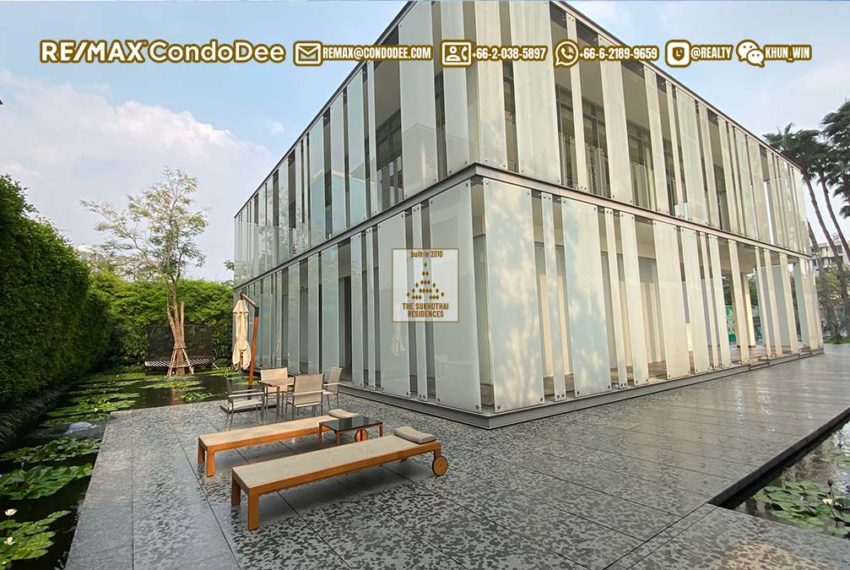 The Sukhothai Residences Luxury condo sale Bangkok - relax area