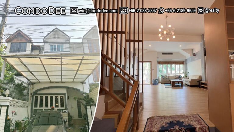 Ekkamai townhouse for sale 4 story quiet area Bangkok | ทาวน์เฮ้าส์ เอกมัย ขาย 4 ชั้น ย่าน เงียบสงบ กรุงเทพ