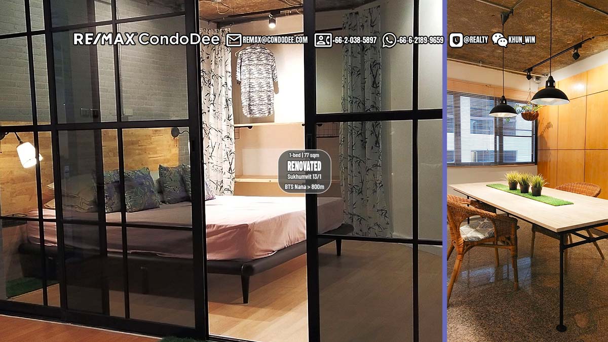 Large Bangkok apartment for sale in Sukhumvit 13 - renovated - Beverly Tower Condo in Nana