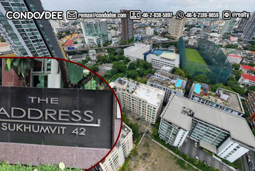 The Address Sukhumvit 42 condo for sale Bangkok