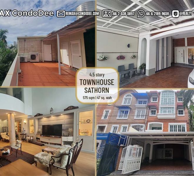 Bangkok luxury townhouse for sale in Sathorn
