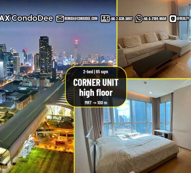 Bangkok condo near MRT for sale - 2-bedroom