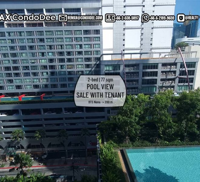 Bangkok condo for sale with tenant - 2-bedroom - pool view - Hyde Sukhumvit 13