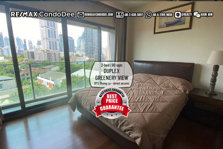 Bangkok duplex for sale near BTS Thonglor - 2-bedroom - low floor - Noble Remix