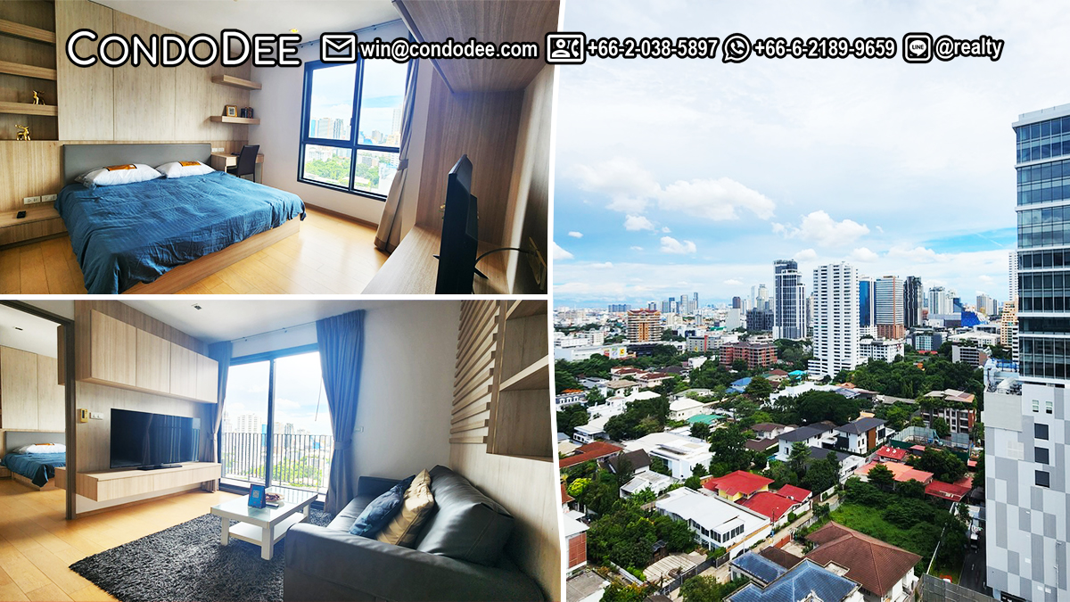 This well-maintained condo in the midst of Thonglor is available now in a popular luxurious HQ by Sansiri condominium on Sukhumvit 55 in Bangkok CBD