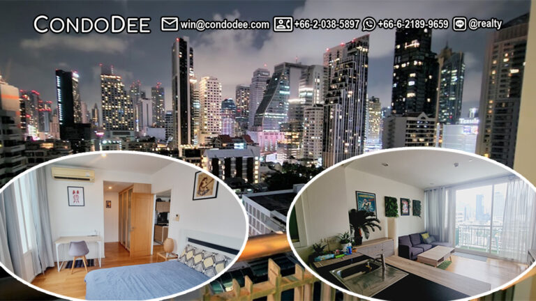 This well-maintained condo is situated in a popular location in Asoke in Bangkok CBD in a trendy Wind Sukhumvit 23 condominium