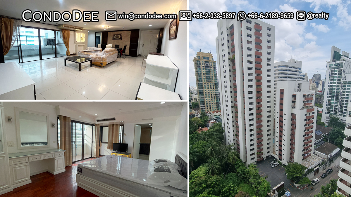 This well-maintained condo is located in Prasanmit and it's available now for sale in a popular Prestige Towers Sukhumvit 23 condominium in Asoke in Bangkok CBD