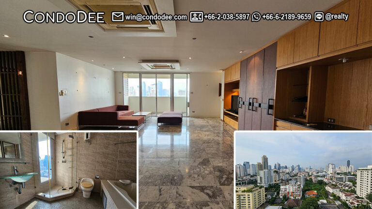 This good-sized 2-bedroom condo on Sukhumvit 33 for sale is a real estate in Prompong available now in a popular DS Tower 1 condo for sale near EmSphere and BTS Prompong