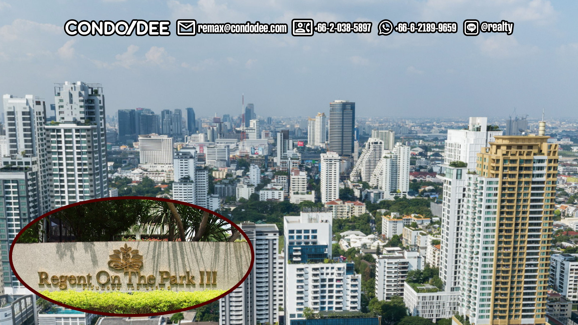 Regent on the Park 3 Sukhumvit 39 condo for sale in Phrom Phong in Bangkok was built in 1995.