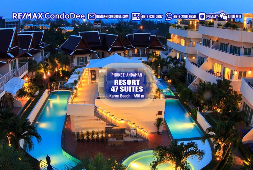 Phuket Resort For Sale Near Karon Beach - 47 Suites
