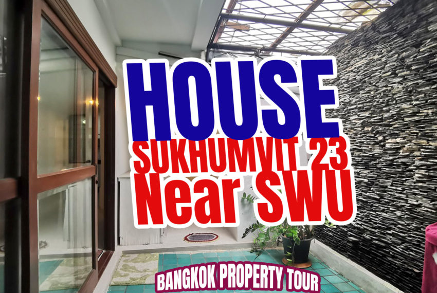 Bangkok house in Sukhumvit 23 for sale - near Srinakharinwirot University