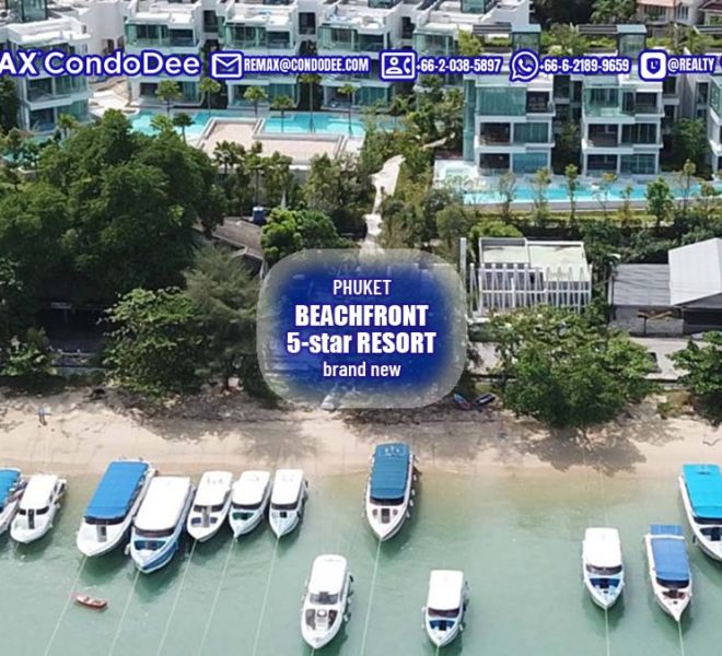 5-star Phuket Resort for sale - Beachfront Residency with Hotel License - Brand New