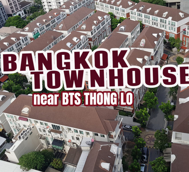 Large Bangkok townhouse near BTS Thonglor for sale - 5-story - 5-bedroom - Baan Klang Krung British Town