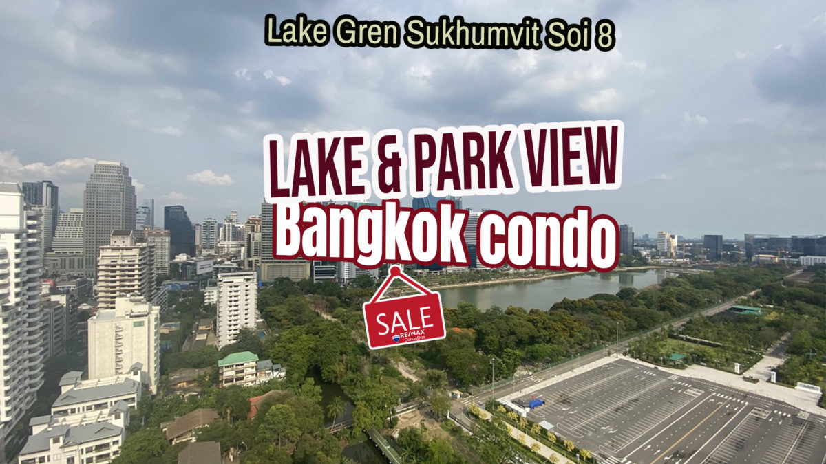 Beautiful park-view condo for sale - 3-bedroom - Sukhumvit 8 - SALE WITH TENANT - Lake Green