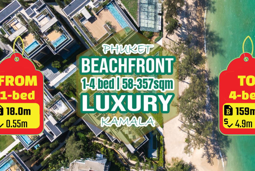 Twinpalms Residences MontAzure luxury beachfront condominium in Phuket in Kamala Beach