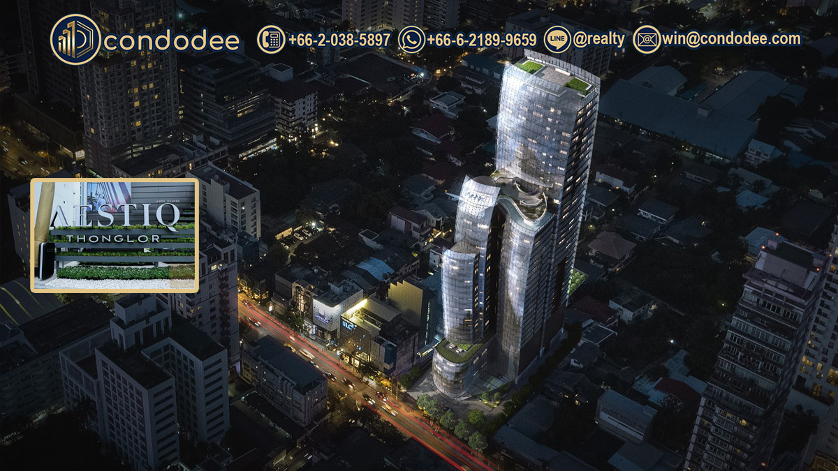 Luxury condo for sale in Thonglor with private lifts and large units | คอนโดหรูเอสทีค ทองหล่อ ขาย สุขุมวิท 55