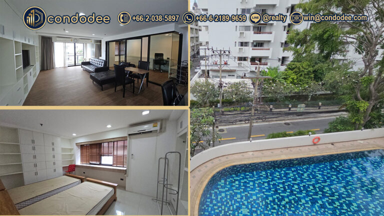 Renovation-opportunity 2 + 1 bedroom pet-friendly condo for sale in Baan Sathorn CBD | คอนโด บ้านสาทร รีโนเวทได้ เลี้ยงสัตว์ได้