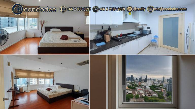Baan Siri 24 Phrom Phong 2-bedroom condo living room with full furnishings | ห้องนั่งเล่นคอนโด 2 ห้องนอน บ้านสิริ 24 พร้อมพงษ์ เฟอร์นิเจอร์ครบ