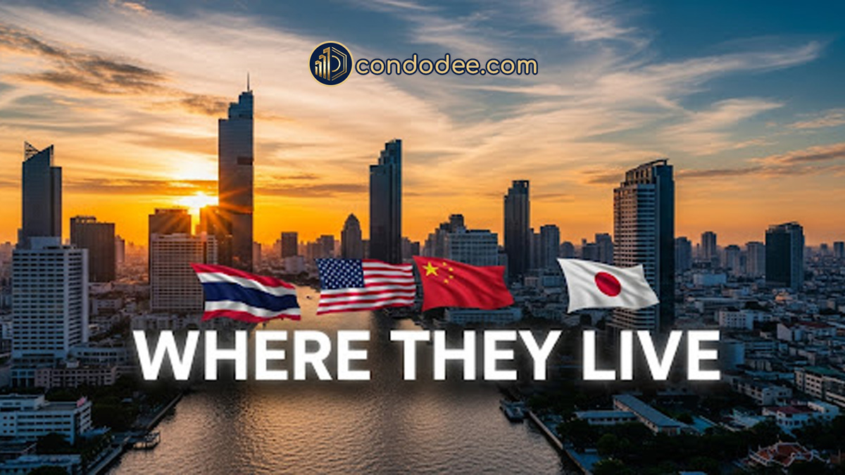 Where Thais, Westerners, Chinese, and Japanese live in Bangkok | ที่อยู่อาศัยของคนไทย ชาวตะวันตก ชาวจีน และชาวญี่ปุ่นในกรุงเทพฯ