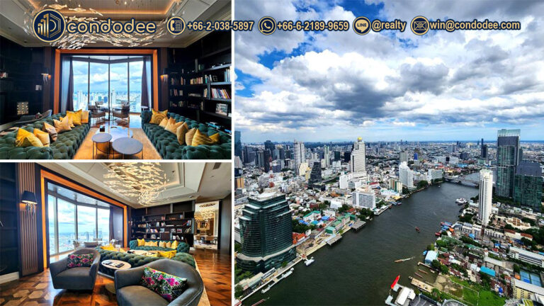 Bangkok penthouse for sale near ICONSIAM with river view at Mandarin Oriental | เพนท์เฮาส์หรูริมแม่น้ำ ใกล้ ICONSIAM