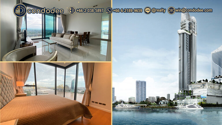 Riverfront condo Canapaya Residences high floor | คอนโด คณาพญา ริเวอร์วิว ชั้นสูง