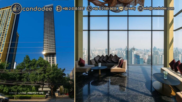 Modern Circle Living Prototype condo for sale near Makkasan in Bangkok CBD | คอนโดเซอร์เคิล ลิฟวิ่ง โปรโตไทป์ ใจกลางกรุงเทพฯ