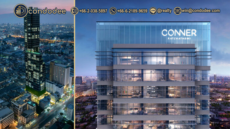 Luxury condo for sale Bangkok at CONNER Ratchathewi near BTS Ratchathewi | คอนโดหรูใกล้บีทีเอสราชเทวี CONNER Ratchathewi