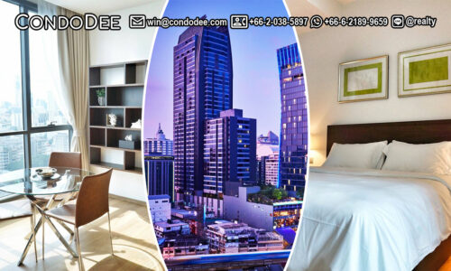 This 1-bedroom condo near BTS Nana is available now in a popular Hyde Sukhumvit 13 luxury condominium in Bangkok CBD