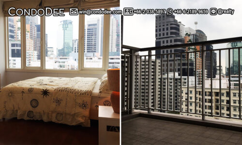 This 1-bedroom condo near Emporium on Sukhumvit 24 is available on a mid-floor at Baan Siri 24 Phrom Phong condominium