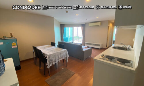 A 1-bedroom condo for sale in Rama 9 is available in Belle Grand condo in Bangkok.